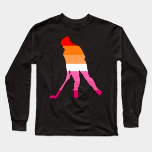 Field Hockey: Lesbian Pride Long Sleeve T-Shirt